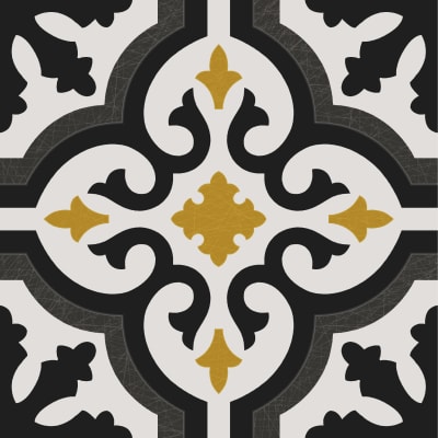 200X200MM MONACO BEIGE/GOLD (A) (YH)