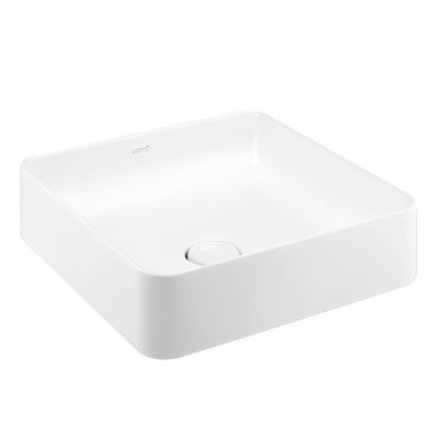 COTTO C00341-MWH SENSATION SQUARE DECORATIVE ABOVE COUNTER BASIN