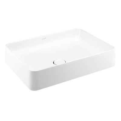 COTTO C00342-MWH SENSATION RECTANGLE DECORATIVE ABOVE COUNTER BASIN