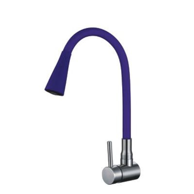 ERN 2837 WS - FLEXI WALL SINK TAP - BLUE (SUS304)