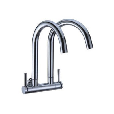 ERN 2205 WD - (PACHINO SERIES) DOUBLE SWIVEL WALL SINK TAP