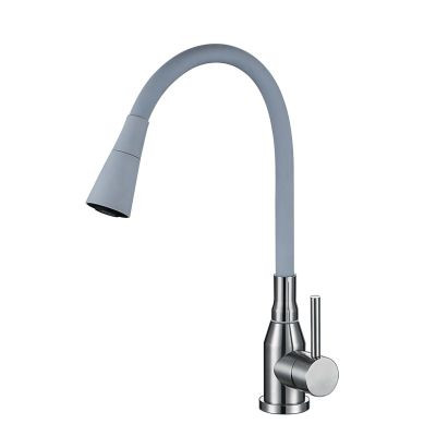 ERN 2834 PS - FLEXI PILLAR SINK TAP - GREY (SUS304)