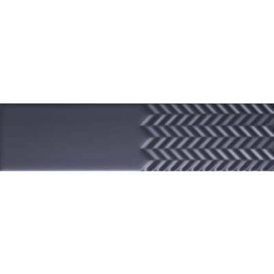 50X200MM BAKERY WAVE D.GREY MATT (A) (YH)