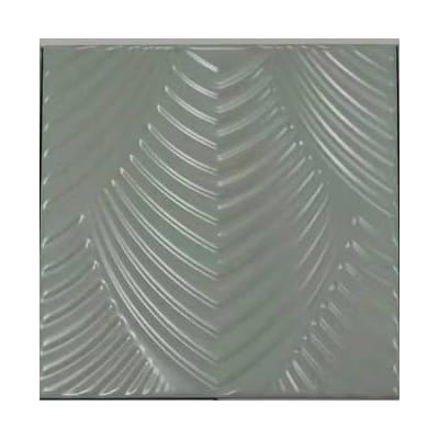 200X200MM HANDMADE PLASTER GREEN MATT (A) (YH)