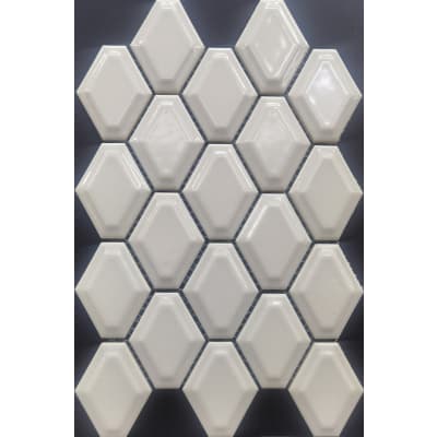 51-252 LONG HEXAGON WARM GREY (A)