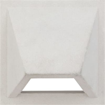 190X190X65MM CEMENT BREEZE BLOCK # (VCB-035) MOUNTAIN 3 (WHITE)