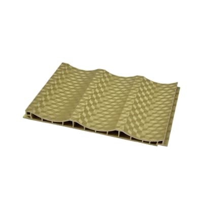 15X200X2900MM FLUTED PANEL 200 # METALLIC GOLD LOGO